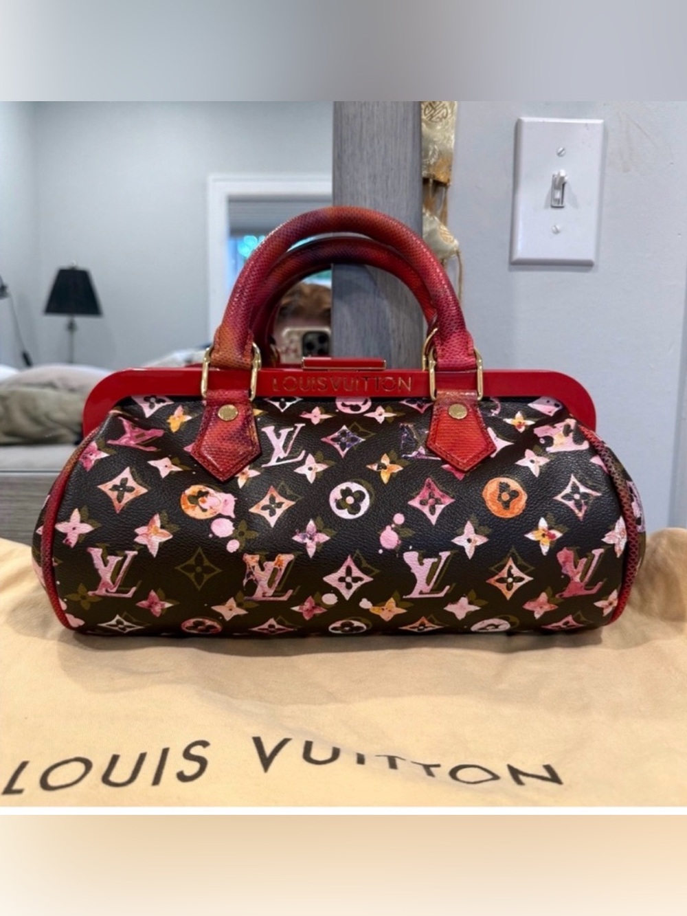 Louis Vuitton Spring 2008 Runway Python Aquarelle Papillon Bag